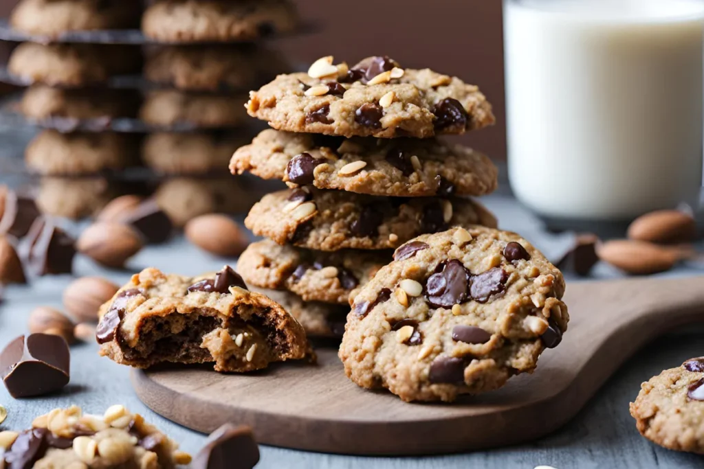Recette Cookies Healthy Avoine, Chocolat