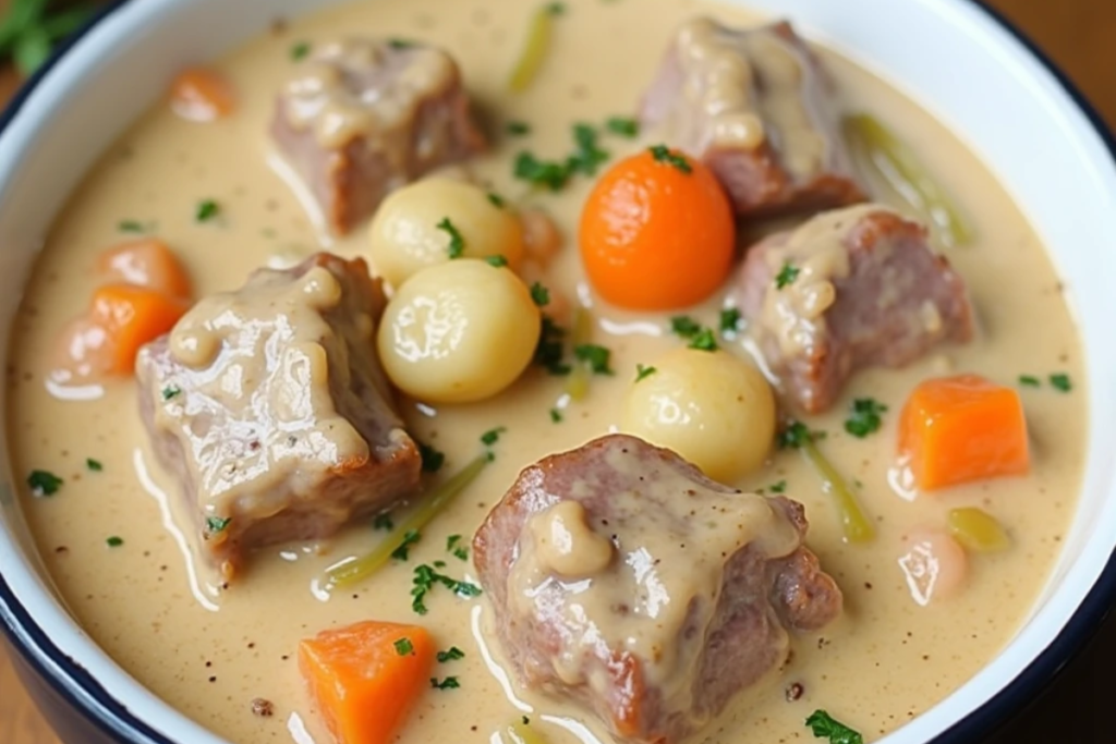 Blanquette de veau à l'ancienne