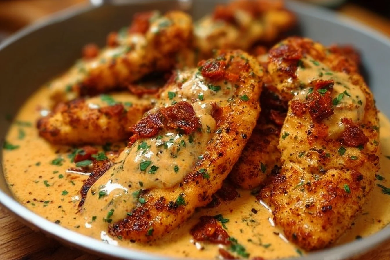 Recettes - Aiguillettes de Poulet à la Sauce Crémeuse au Chorizo 3 Recettes - Aiguillettes de Poulet à la Sauce Crémeuse au Chorizo