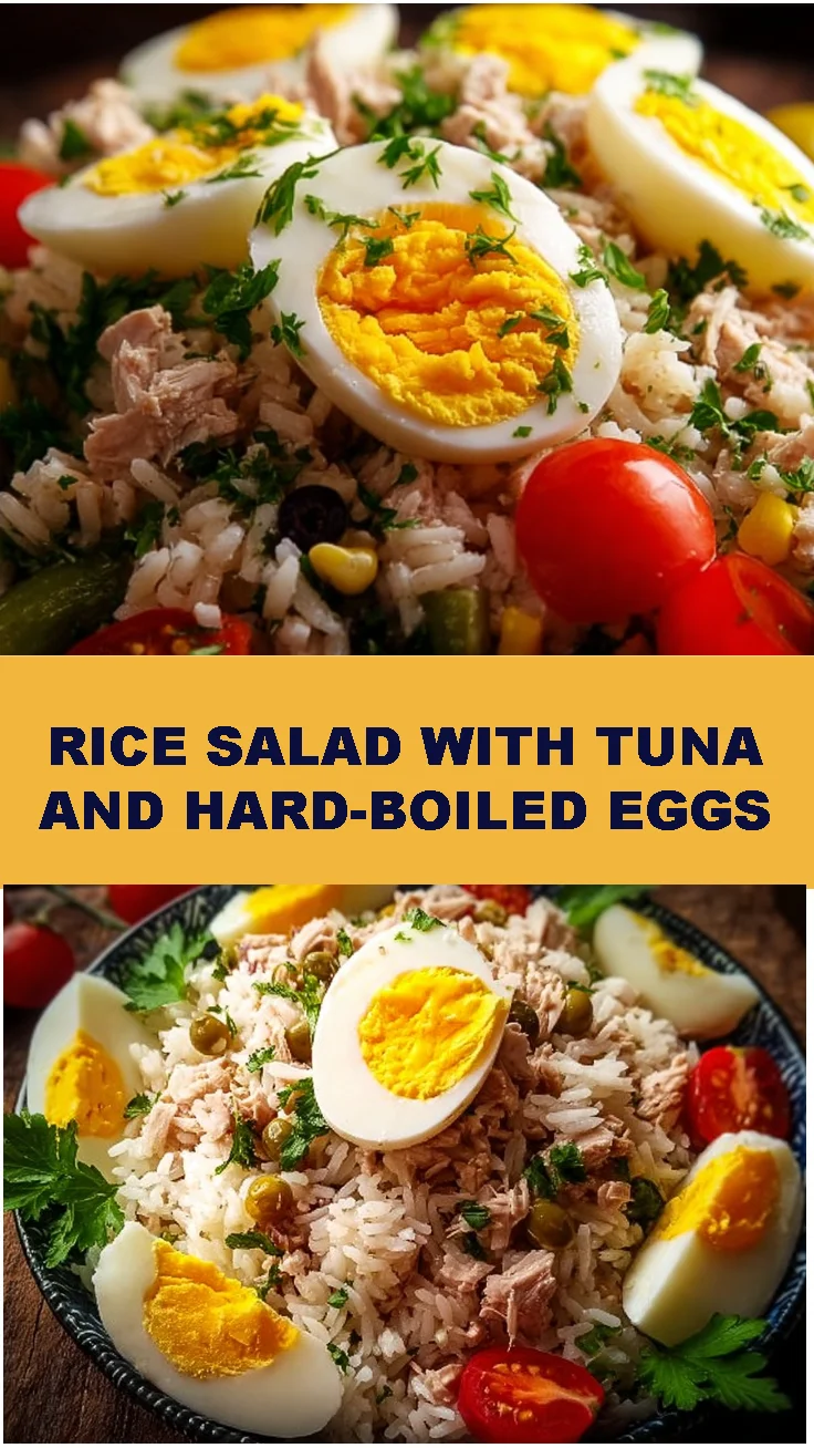 Rice Salad with Tuna and Hard-Boiled Eggs 2 Rice Salad with Tuna and Hard-Boiled Eggs