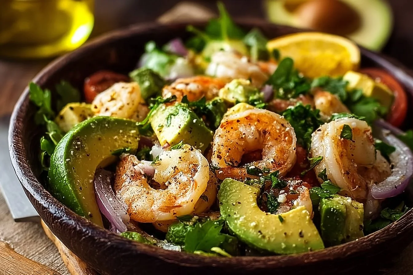 Salade de Crevettes et Avocats 3 Salade de Crevettes et Avocats