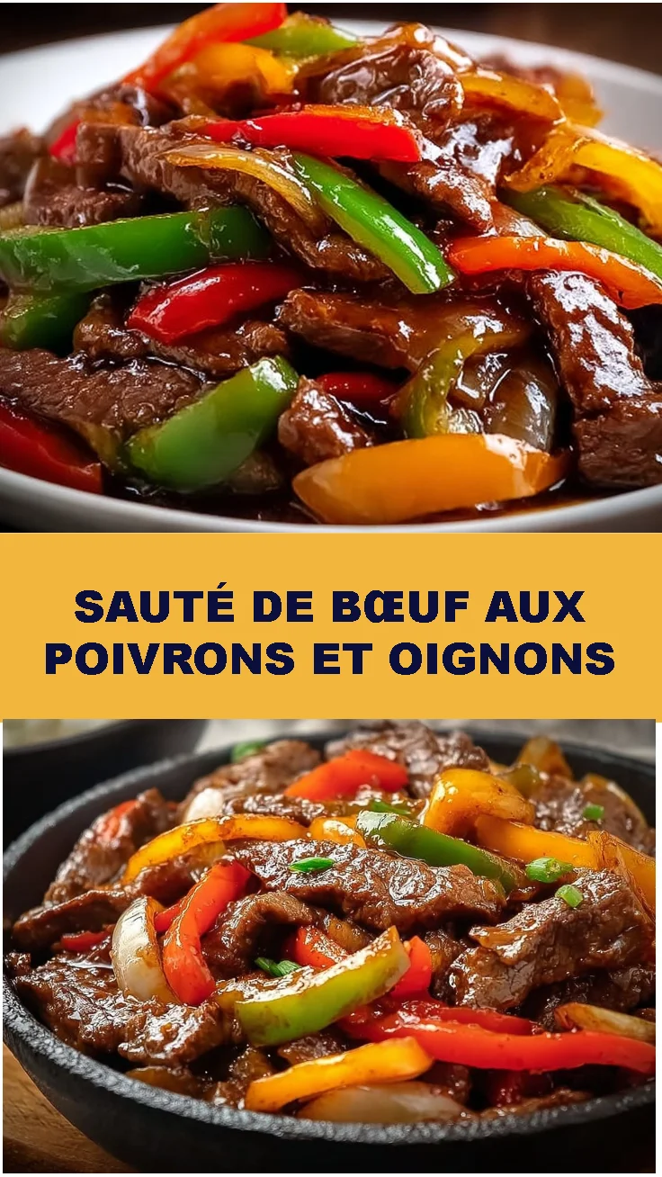 Sauté de Bœuf aux Poivrons et Oignons 2 Sauté de Bœuf aux Poivrons et Oignons
