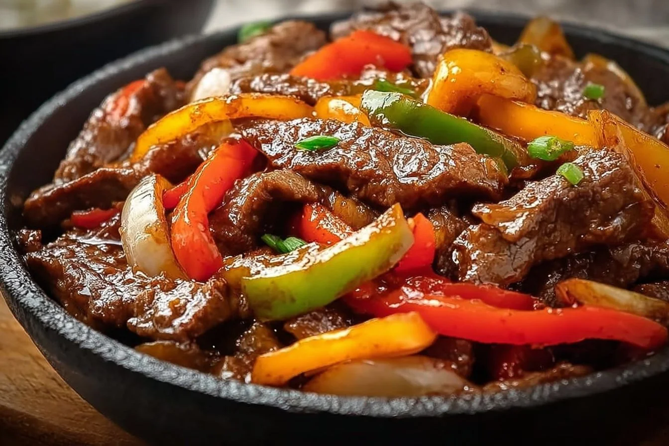 Sauté de Bœuf aux Poivrons et Oignons 3 Sauté de Bœuf aux Poivrons et Oignons