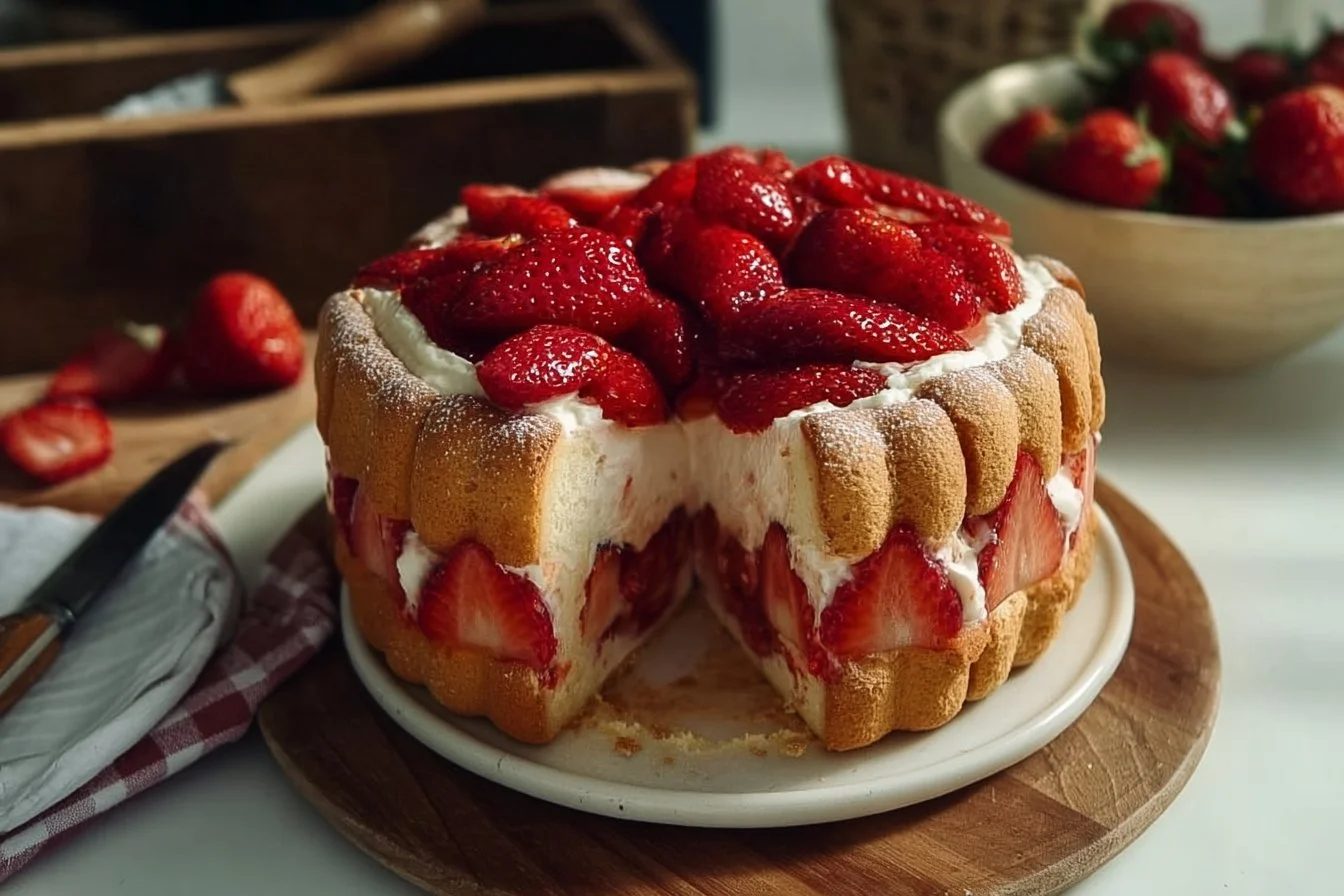 Charlotte aux fraises 2 Charlotte aux fraises