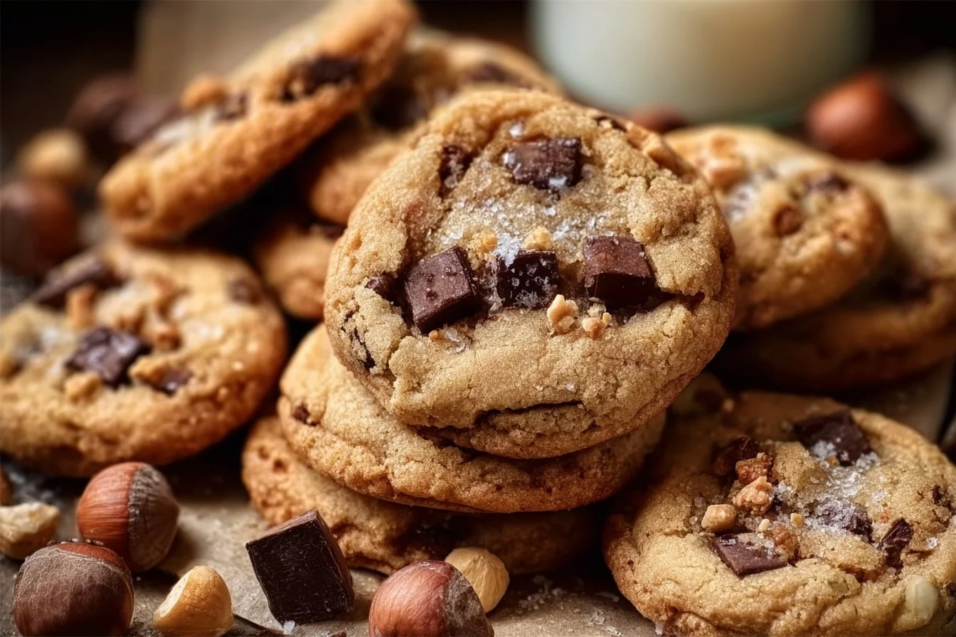 Cookies au Beurre Noisette et Pépites de Chocolat 2 Cookies au Beurre Noisette et Pépites de Chocolat