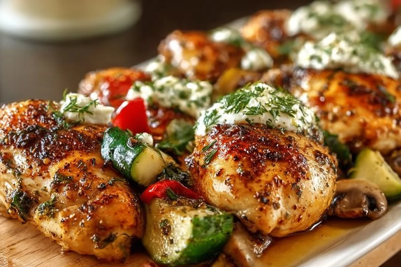 Le Savoureux Poulet à la Grecque 2 Le Savoureux Poulet à la Grecque