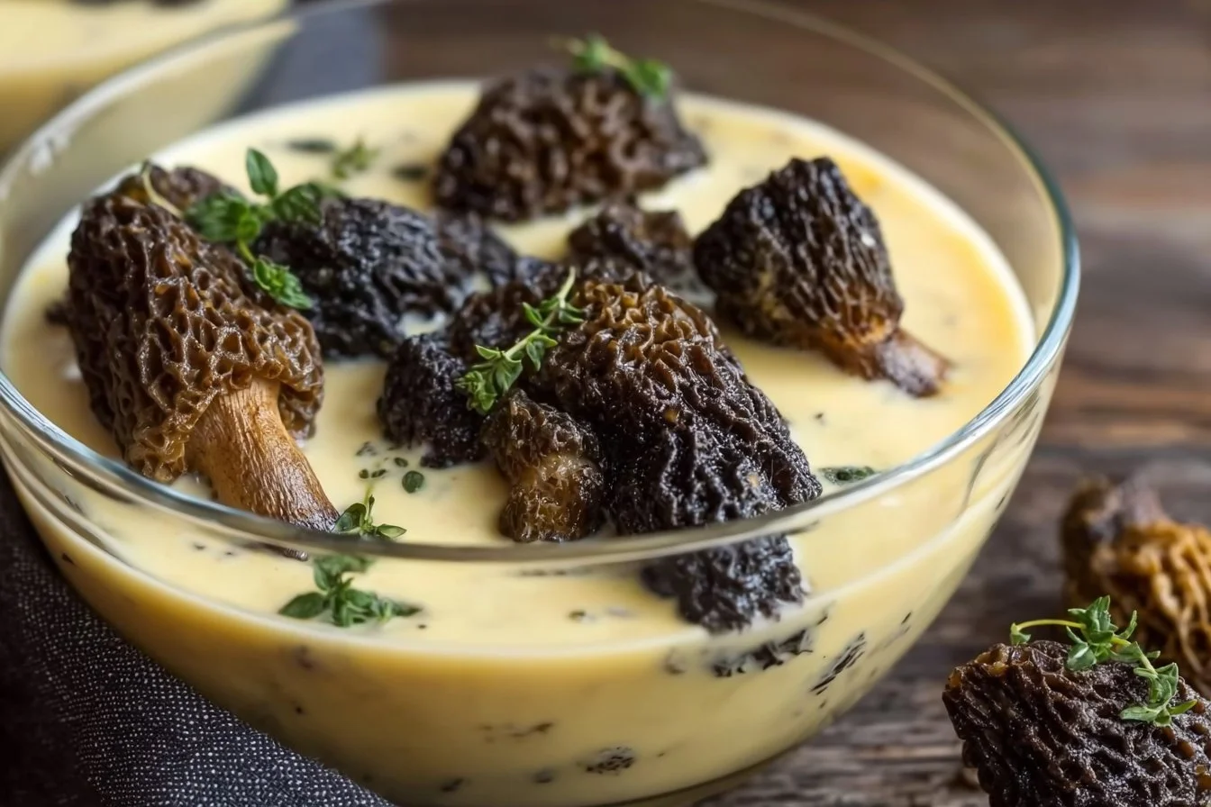 Morilles au vin jaune 2 Morilles au vin jaune