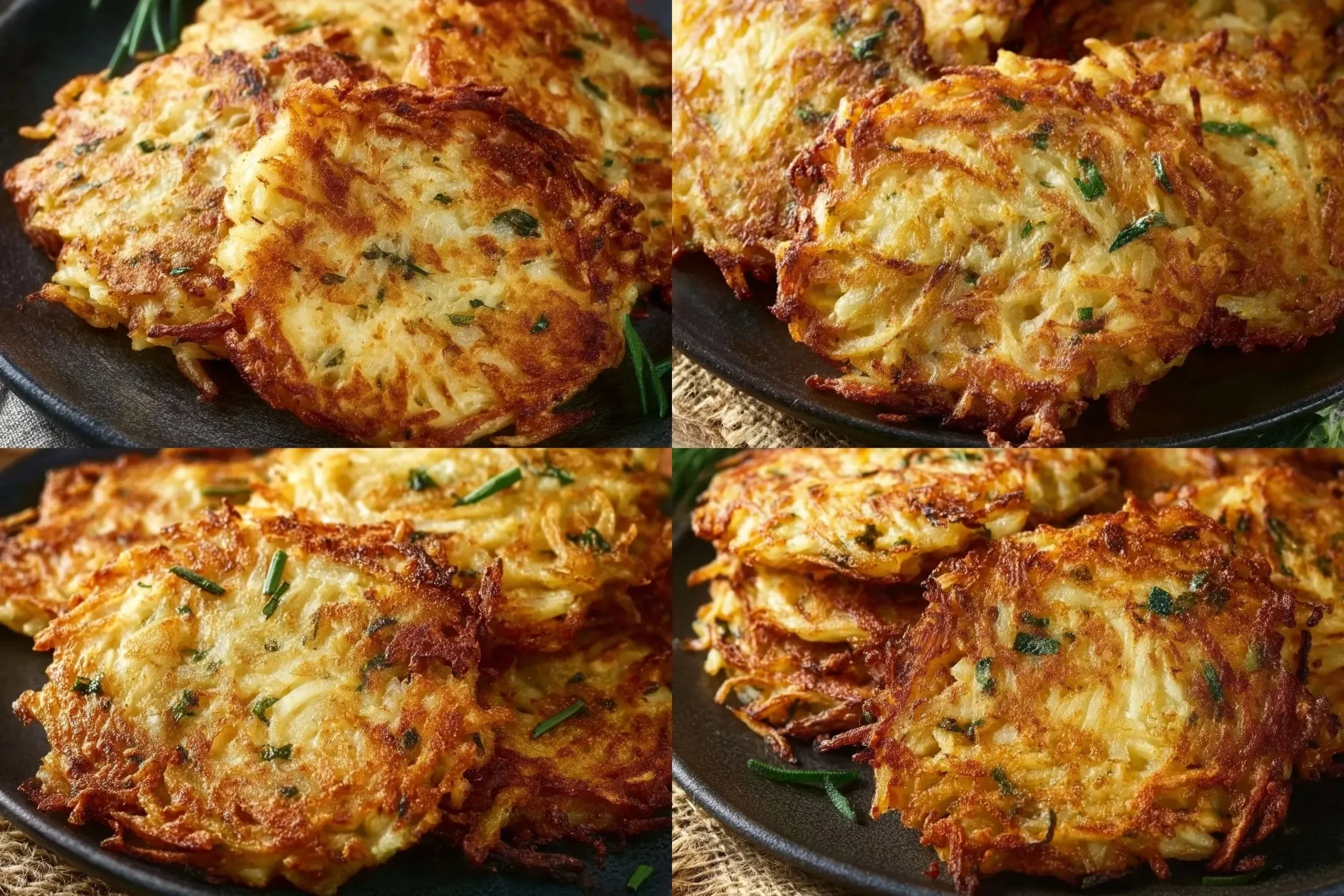 Paillassons de pommes de terre 2 Paillassons de pommes de terre