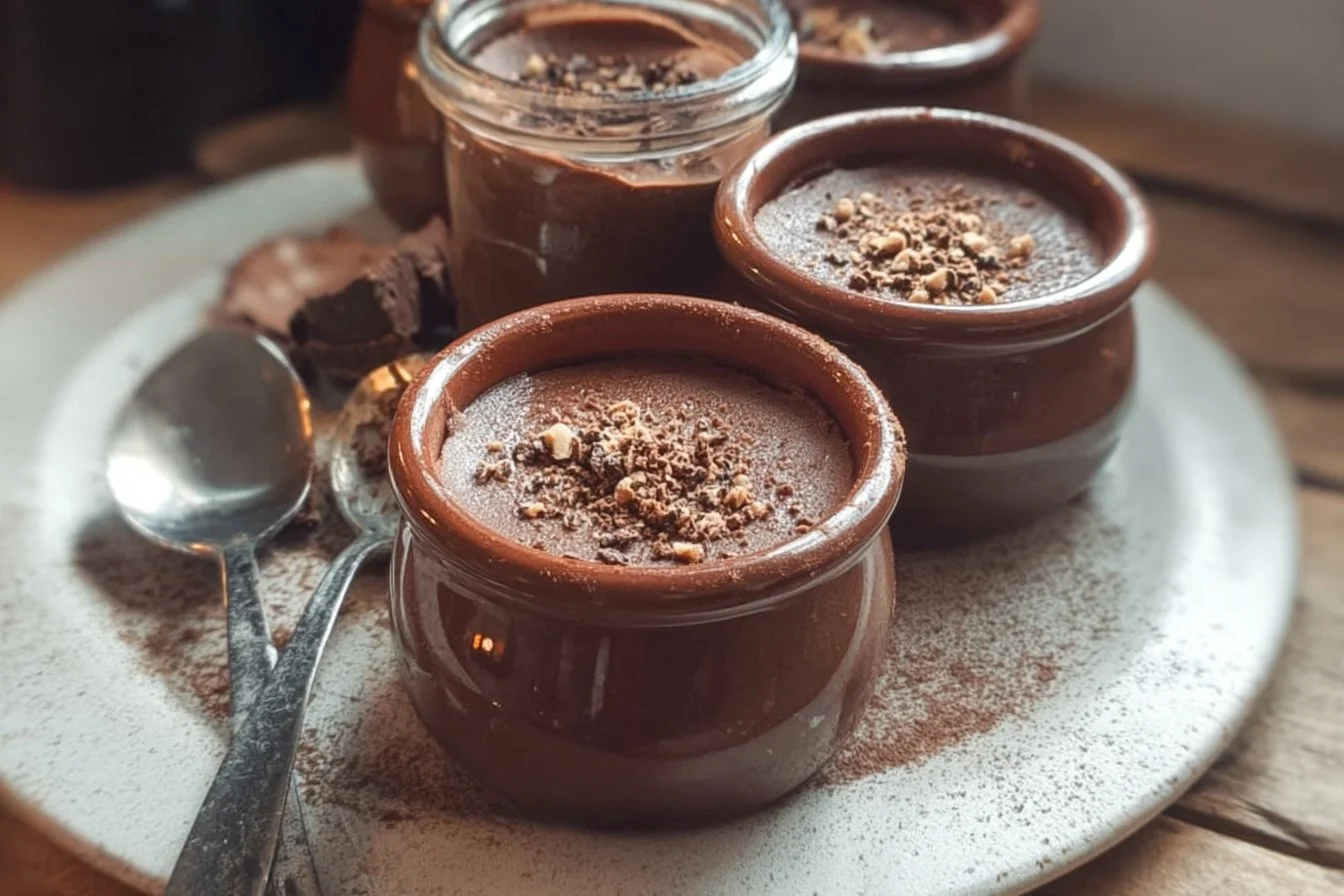 Petits Pots de Crème au Chocolat 2 Petits Pots de Crème au Chocolat