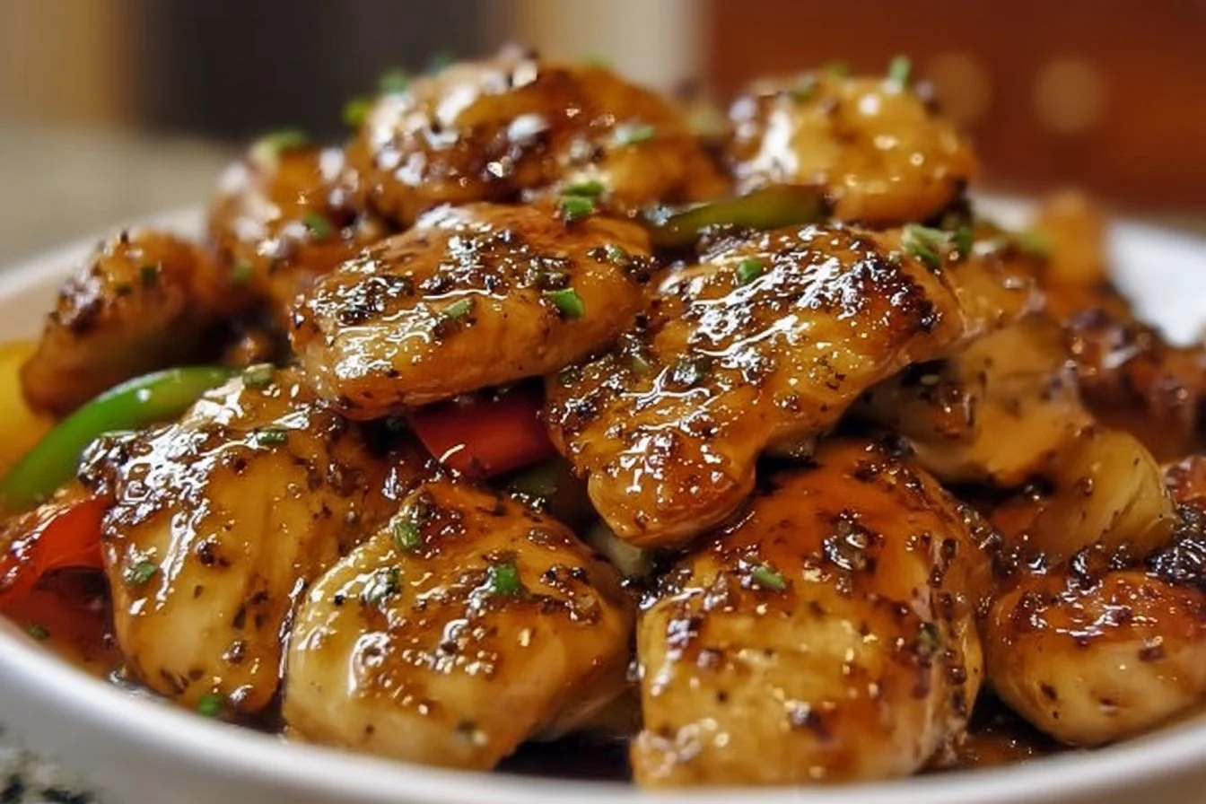 Poulet Sauté au Miel et à l’Ail 2 Poulet Sauté au Miel et à l’Ail