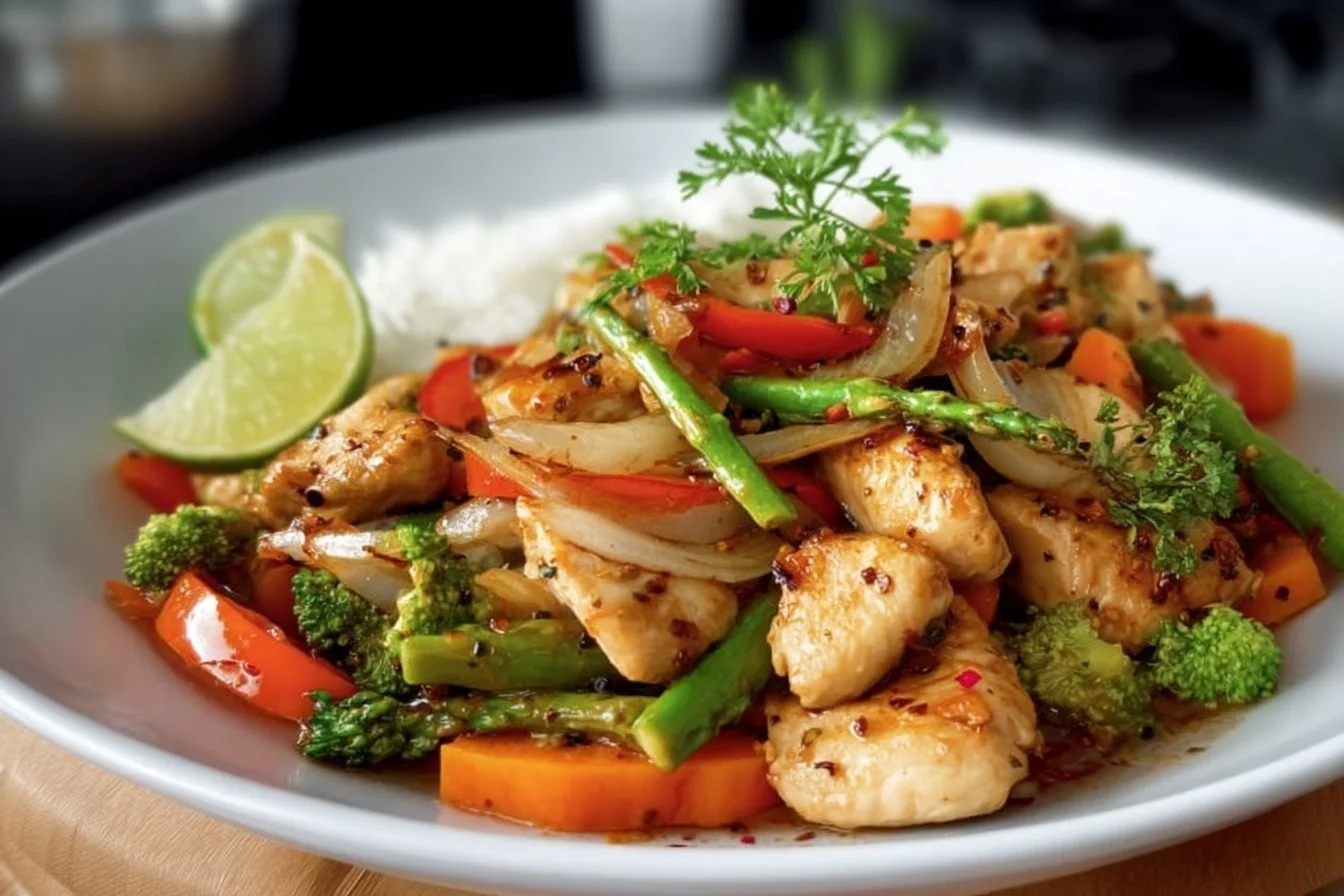 Sauté de poulet aux légumes 2 Sauté de poulet aux légumes