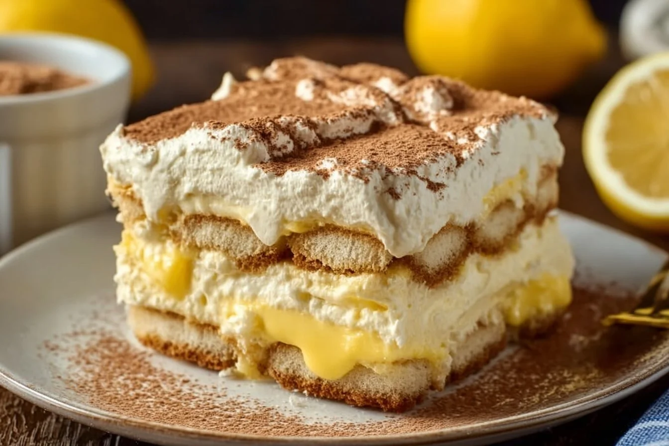 Tiramisu au Citron Sans Cuisson 2 Tiramisu au Citron Sans Cuisson
