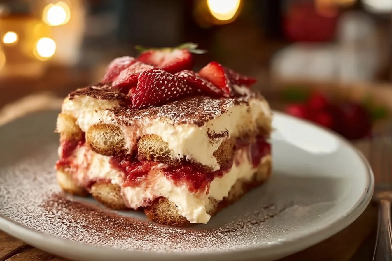 Tiramisu aux Fraises 2 Tiramisu aux Fraises